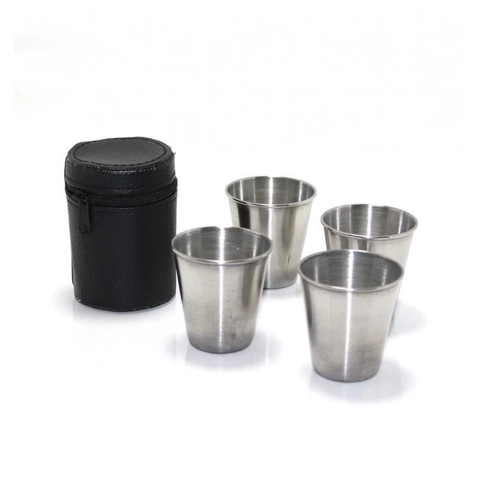 4’Lü Sılver Shot Bardak Seti