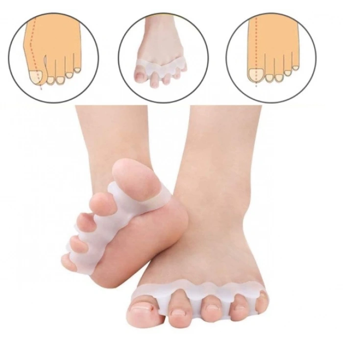 MDB 5 PARMAK AYIRAN GEÇMELI MAKARA BEYAZ RENK