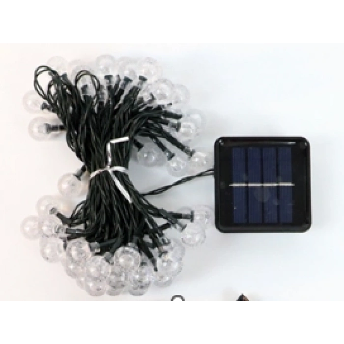 7m 50 Led Gün Işığı Solar Bahçe Aydınlatma Dekorasyon Güneş Enerjili