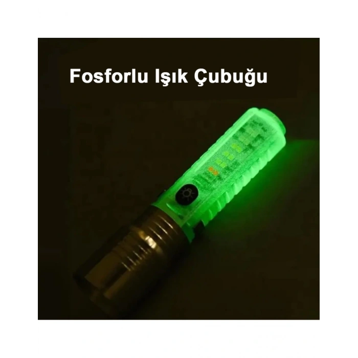 8 Mod Şarjlı Yeni Nesil El Feneri