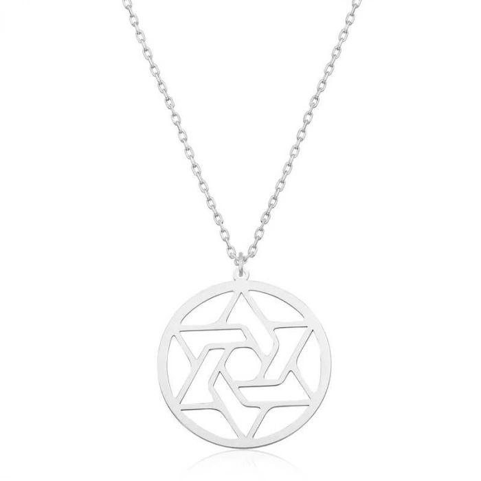 925 Ayar Gümüş Çember Kadın Gümüş Kolye