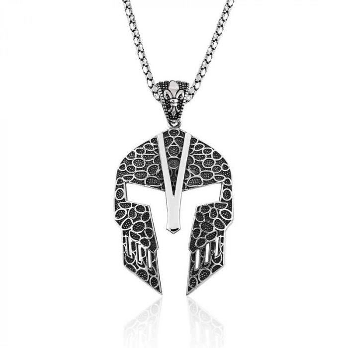 925 Ayar Gümüş Gladyatör Erkek Gümüş Kolye