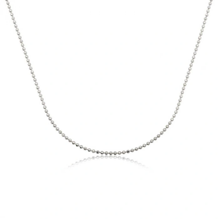 925 Ayar Gümüş Küçük Top Zincir