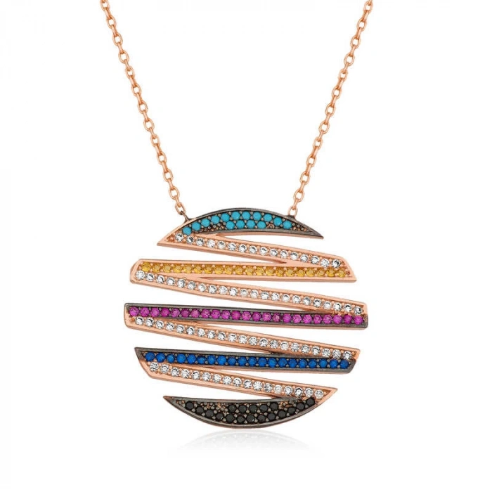 925 Ayar Gümüş Sonsuzluğa Giden Yol Kadın Gümüş Kolye