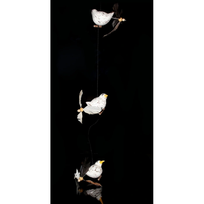 MDB Ahşap Hayvan Figürlü Rüzgar Çanı Model 1