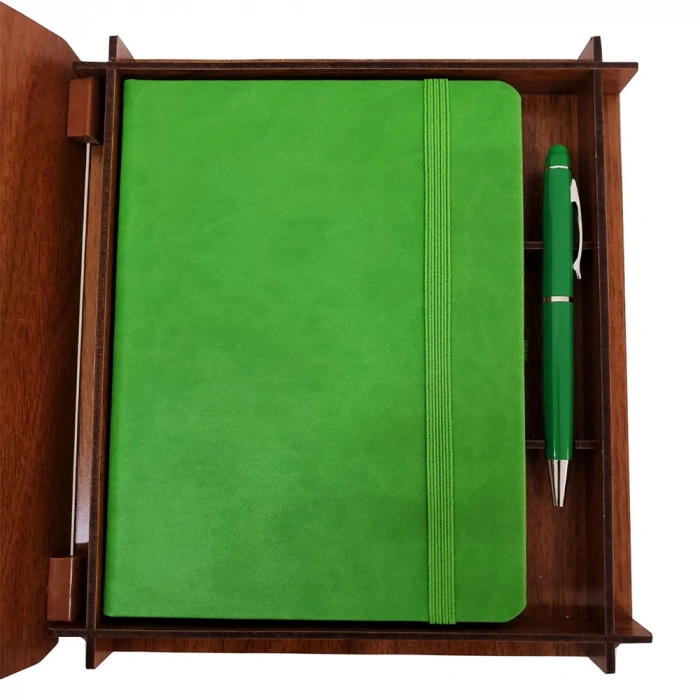 Ahşap Kutulu Hediyelik Set