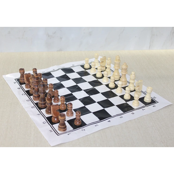 MDB Ahşap Satranç Taşı 8 Cm