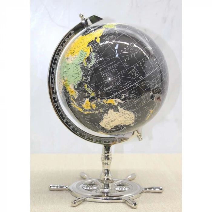 Altı Dümenli Dekoratif Dünya Küre