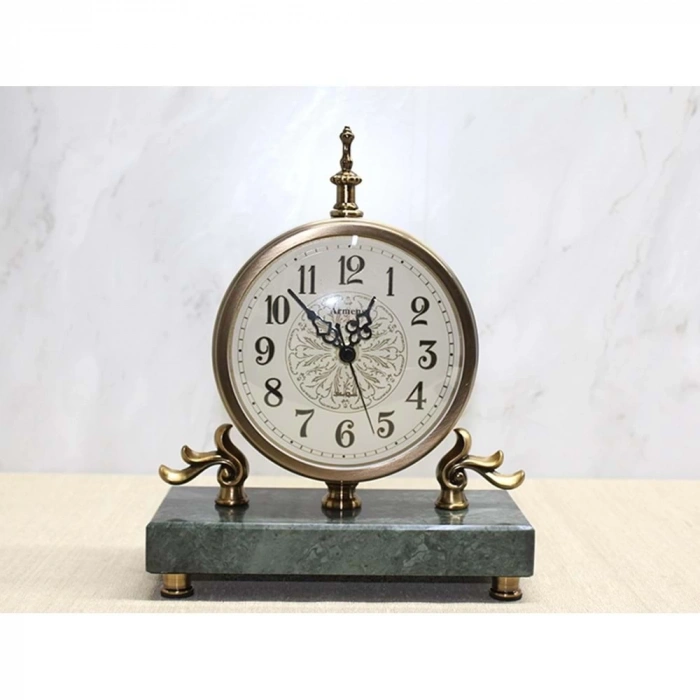 Altı Mermer Masa Üstü Saat