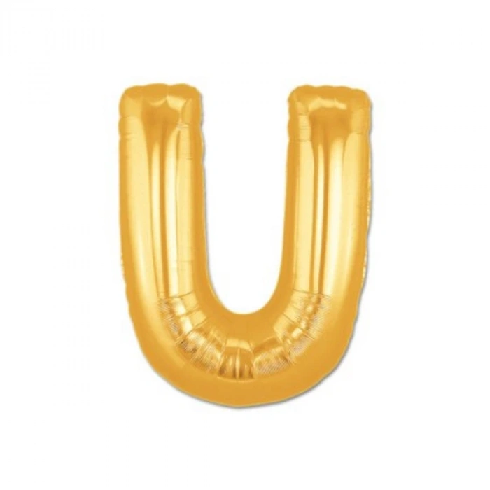 MDB Altın Sarısı Folyo Harf Balon 1 Metre