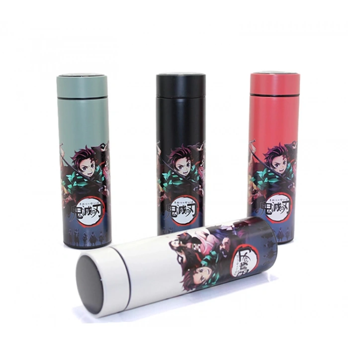 MDB Anime Baskılı Dijital Göstergeli Termos 500 ml Model 4