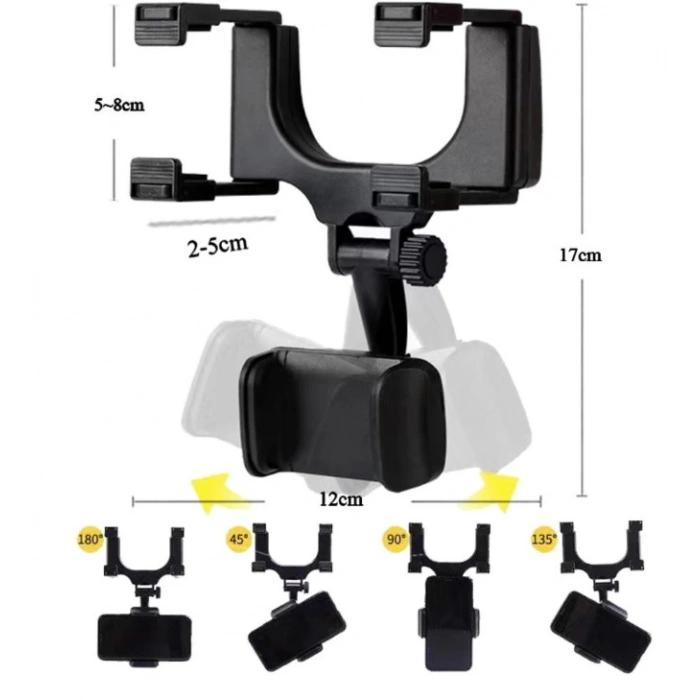 Araba Dikiz Aynasına Takılan Telefon Tutucu