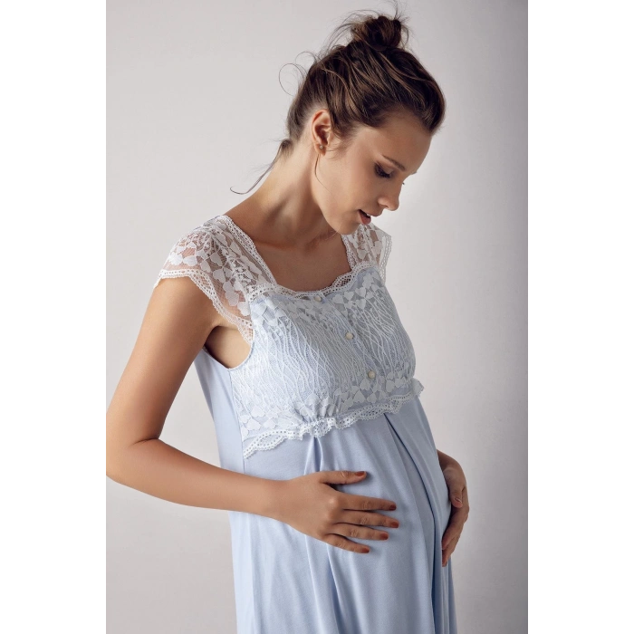 MDB Artış 13200 Bayan Kısa Kol Lohusa Pijama Takımı