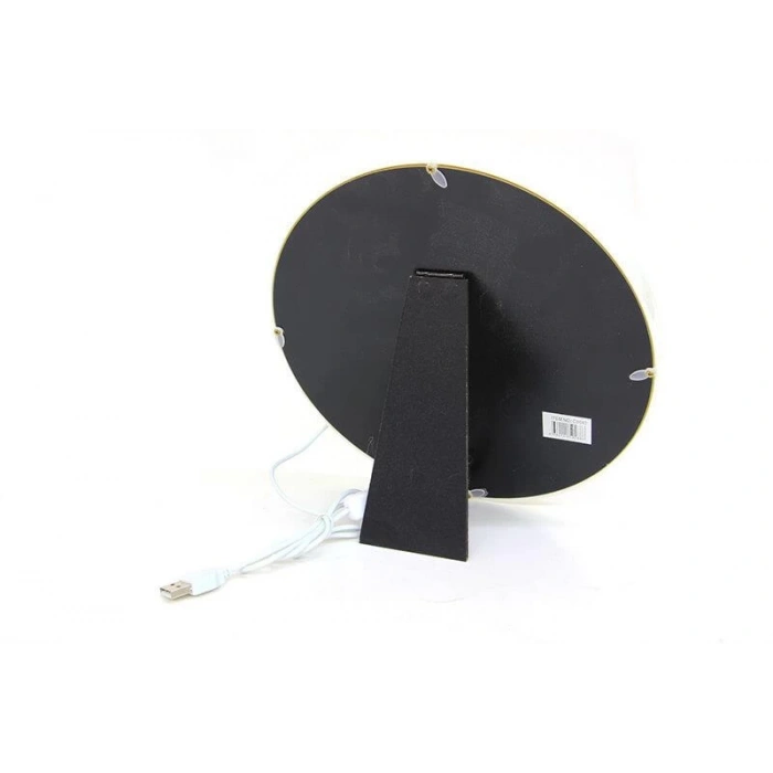 Ayna Led li Çerçeve Led Işıklı Yuvarlak Fotoğraf Çerçevesi