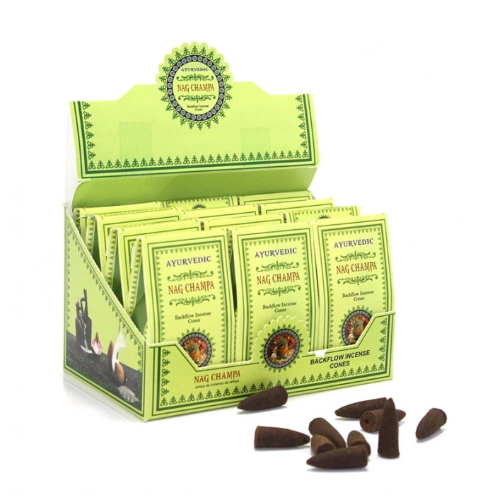 MDB Ayurvedic Konik (Geri Akış) Tütsü Nag Champa Aromalı
