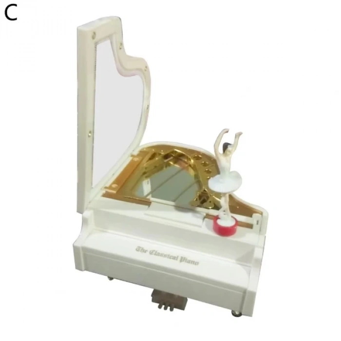 MDB Balerin Figürlü Piyano Müzik Kutusu