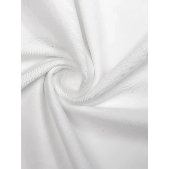 MDB Baskılı Oversize Bisiklet Yaka Tshirt  Beyaz