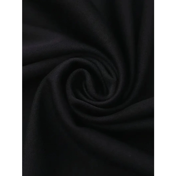 MDB Baskılı Oversize Bisiklet Yaka Tshirt  iyah