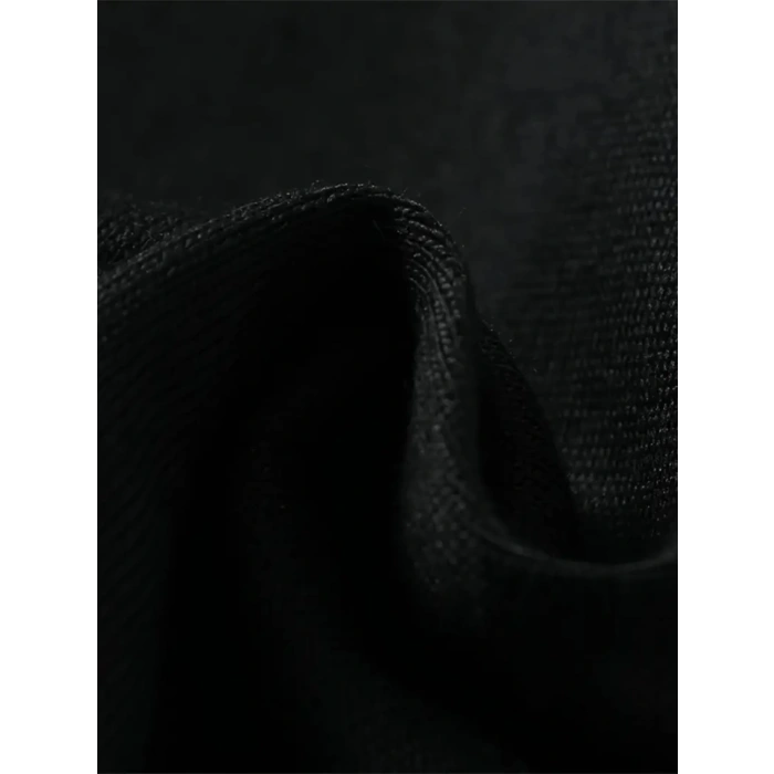 MDB Baskılı Oversize Bisiklet Yaka Tshirt  iyah