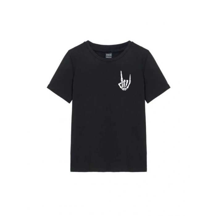 MDB Baskılı Tshirt  iyah