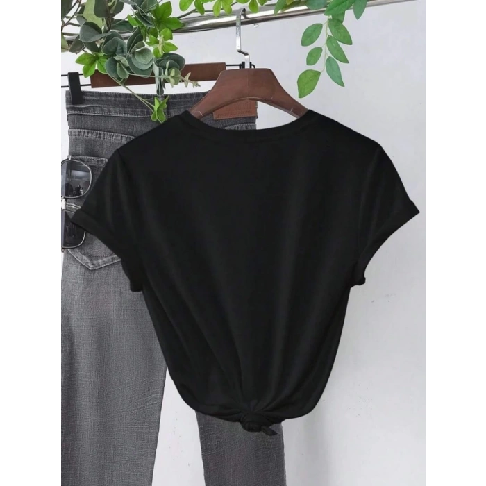 MDB Baskılı Tshirt  iyah