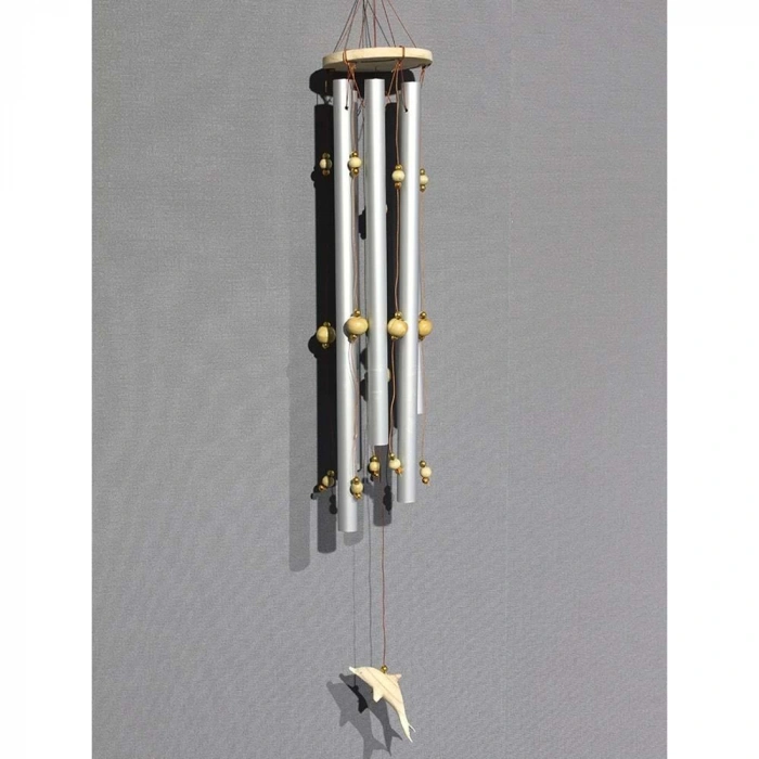 Boncuklu Metal Rüzgar Çanı