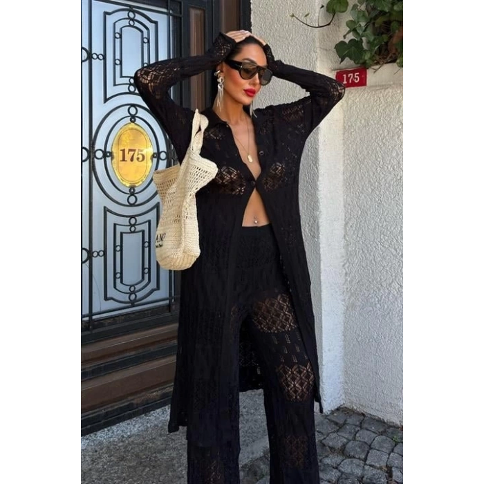 MDB Bridget Ajurlu Uzun Hırka Takım 9881