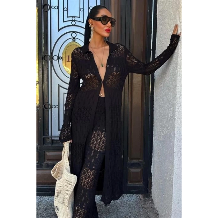 MDB Bridget Ajurlu Uzun Hırka Takım 9881