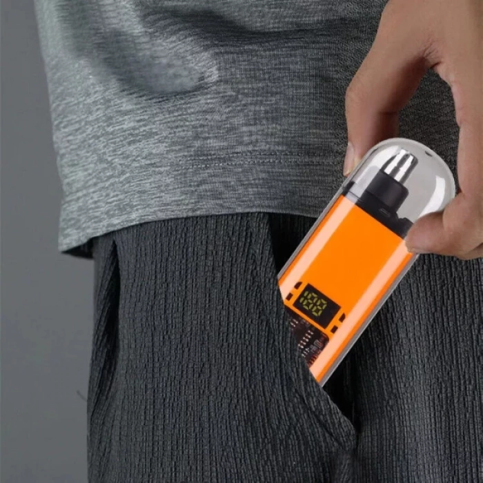 MDB Cep Çakmak Model USB Şarjlı Burun Kulak Yanak Kıl Tüy Temizleme Makinesi