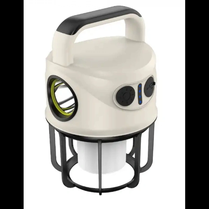 ÇİFT IŞIKLI TYPE-C POWERBANK ÖZELLİKLİ TAŞINABİLİR ŞARJ EDİLEBİLİR KAMP LAMBASI