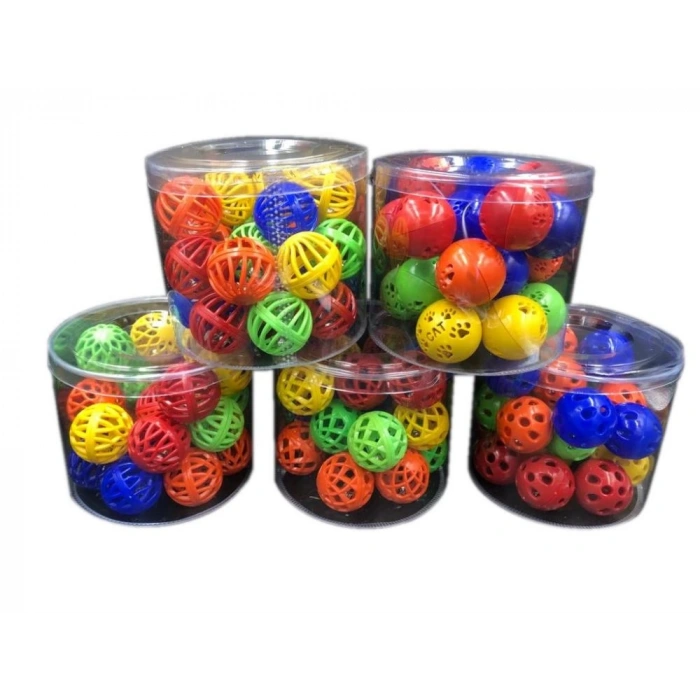 Çıngıraklı Kedi Topu 21 Adet