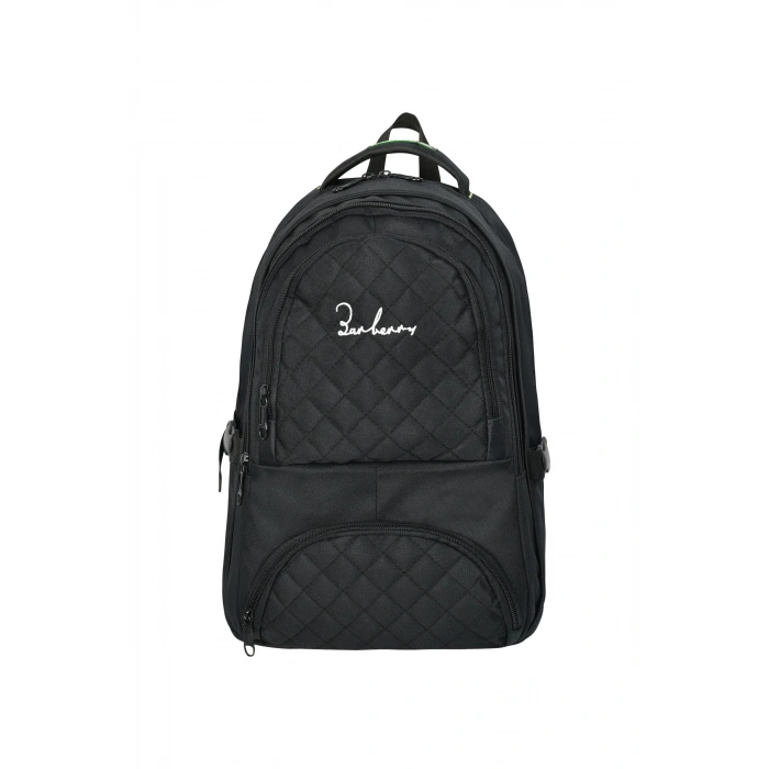 Çok Amaçlı Laptop Dizüstü Bilgisayar Bölmeli Sırt Çanta Siyah