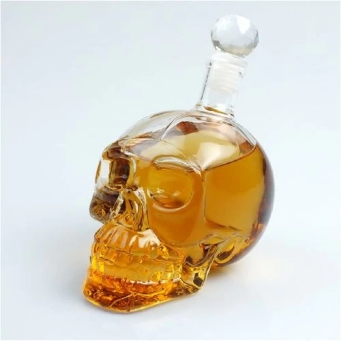 MDB Crystal Head Kuru Kafa Cam Şişe 350 Ml