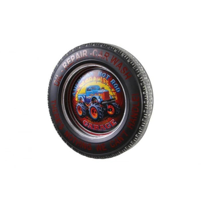 Dekoratif Araba Tekerleği 4x4 Temalı Led Işıklı Vintage Hediyelik