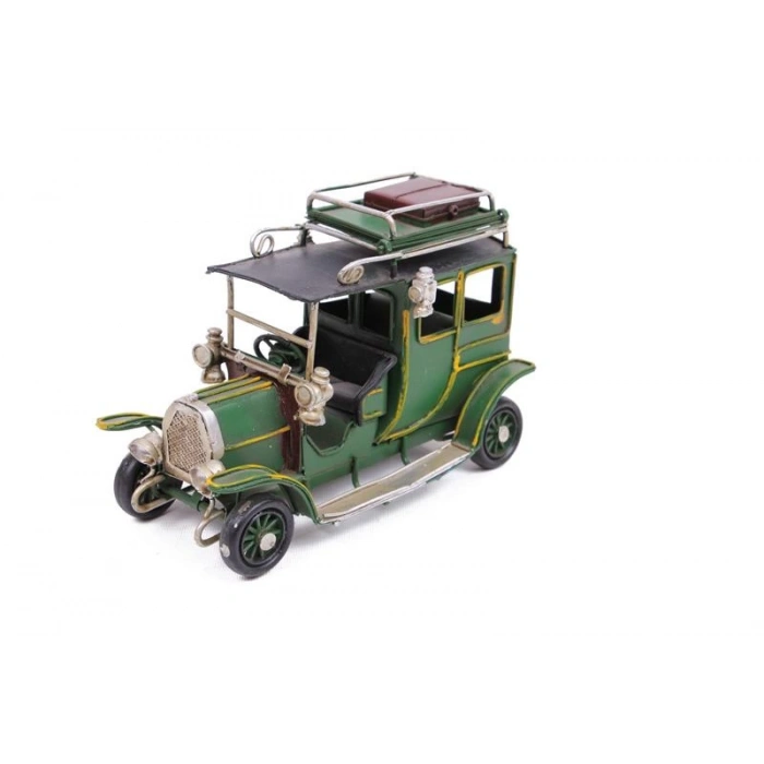 Dekoratif Metal Araba Çerçeveli Biblo Hediyelik