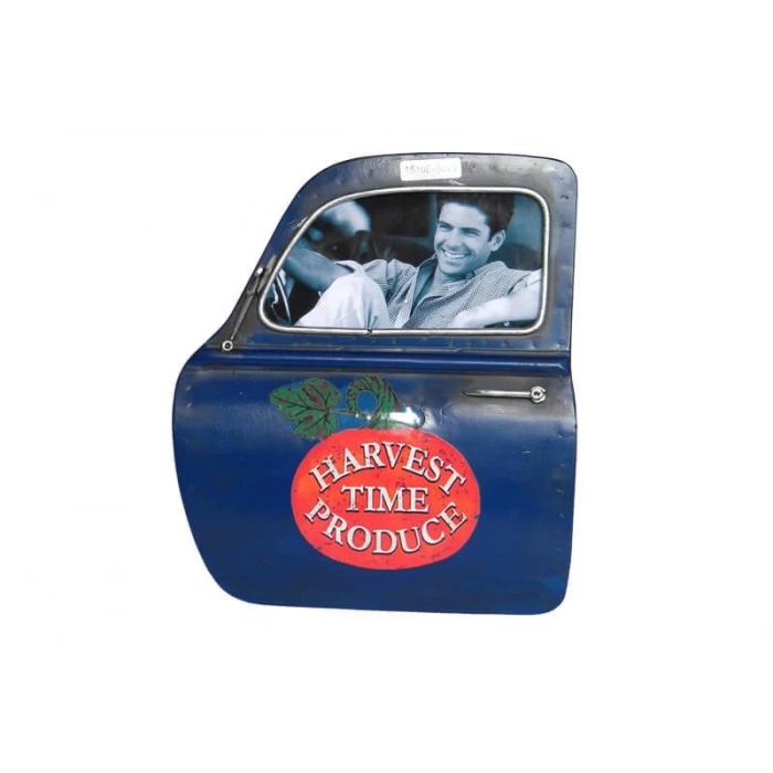 Dekoratif Metal Çerçeve Araba Kapısı Temalı Dekoratif Hediyelik