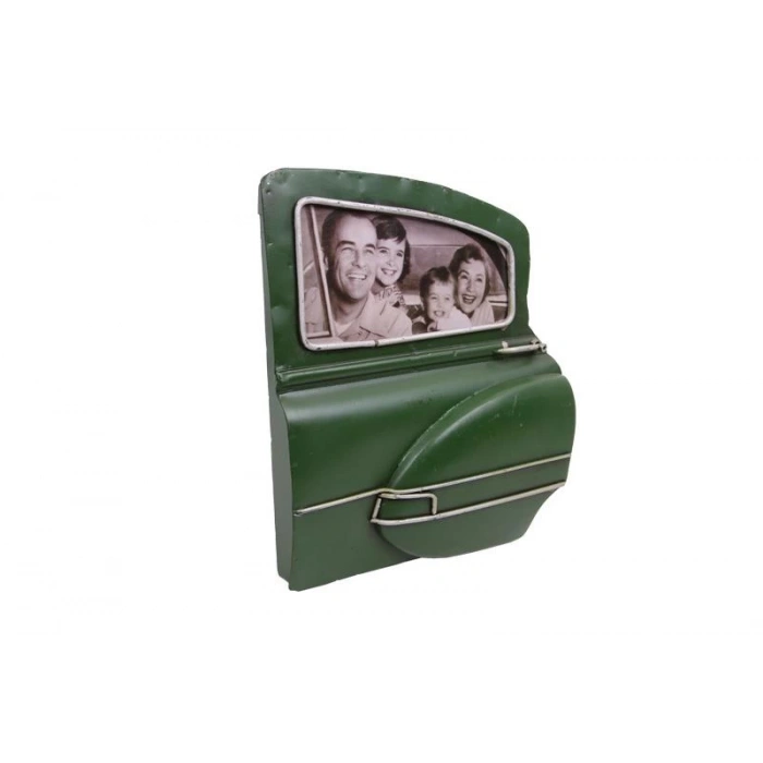 Dekoratif Metal Çerçeve Araba Kapısı Temalı Dekoratif Hediyelik