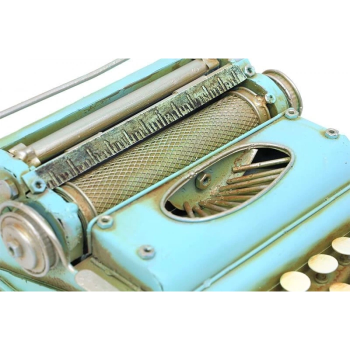 Dekoratif Metal Daktilo Biblo Hediyelik