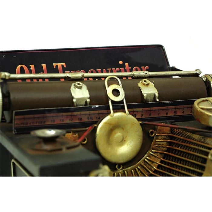 Dekoratif Metal Daktilo Biblo Vintage Hediyelik