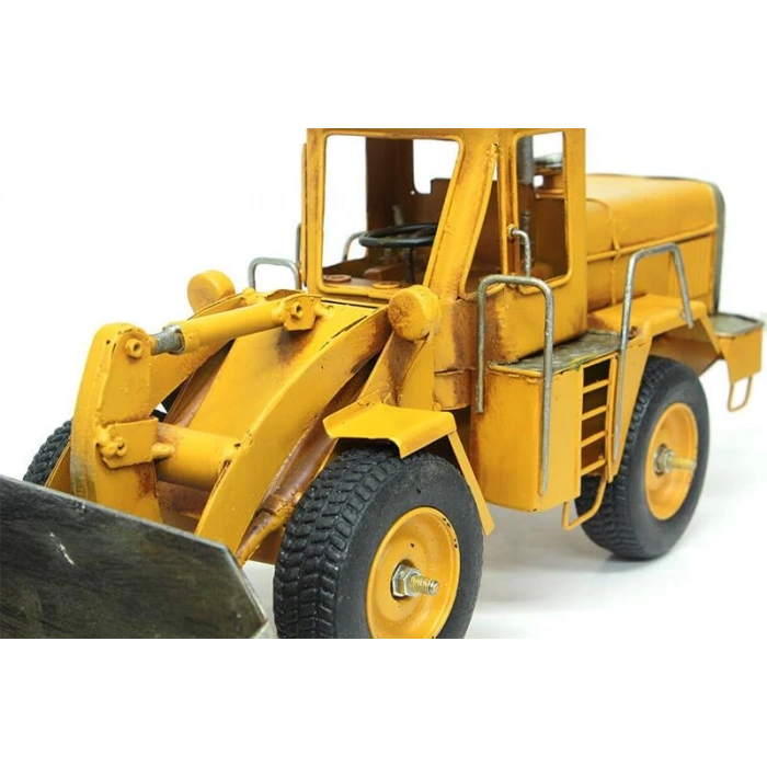 Dekoratif Metal İş Makinesi Biblo Dekoratif Hediyelik