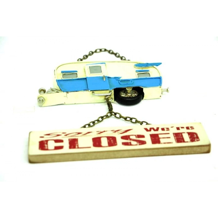 Dekoratif Metal Kapı Yazısı Karavan Vintage Dekoratif Hediyelik