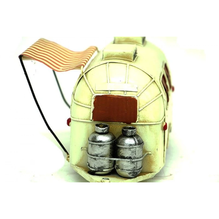 Dekoratif Metal Karavan Tenteli Vintage Biblo Hediyelik
