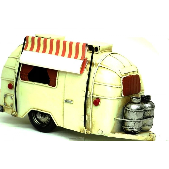Dekoratif Metal Karavan Tenteli Vintage Biblo Hediyelik