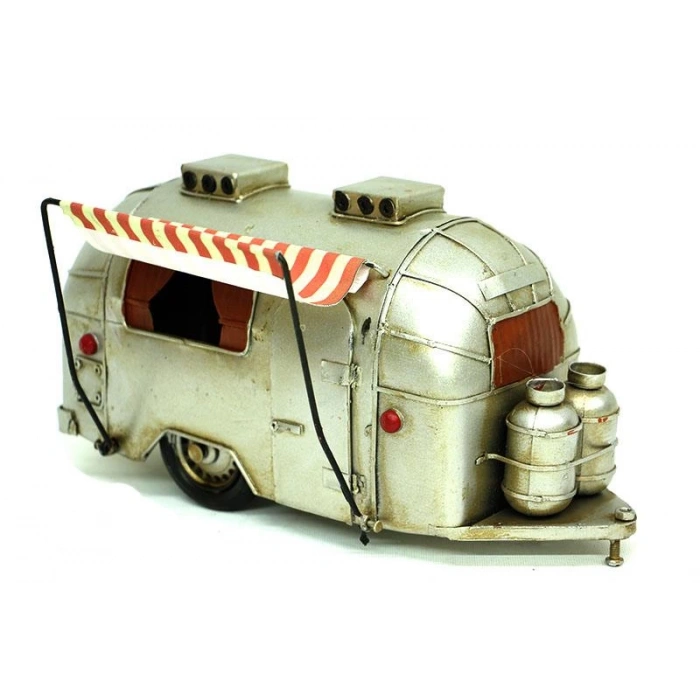 Dekoratif Metal Karavan Tenteli Vintage Hediyelik
