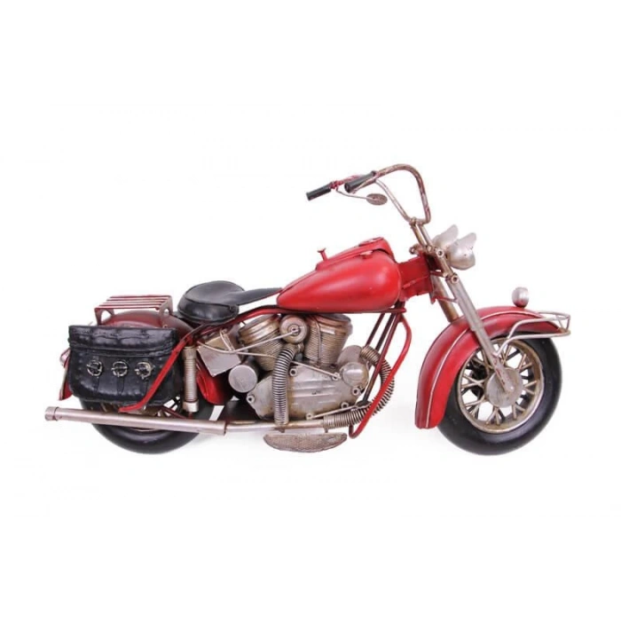 Dekoratif Metal Motosiklet Biblo