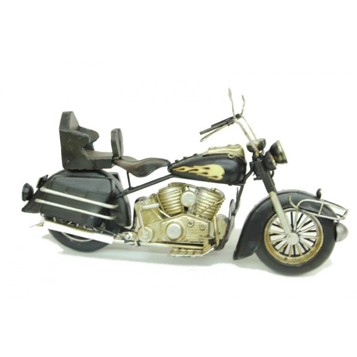 Dekoratif Metal Motosiklet Vintage Chopper Ev Ofis Hediyelik
