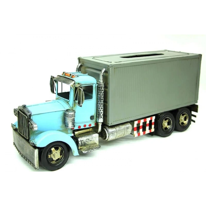 Dekoratif Metal Peçetelik Kamyon Vintage Hediyelik