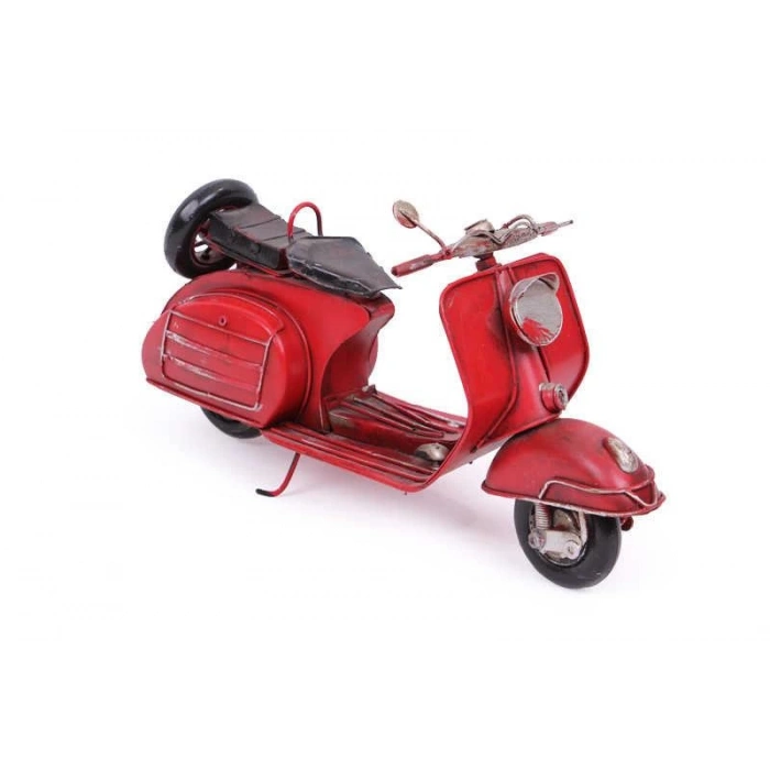 Dekoratif Metal Scooter Vintage Dekoratif Ev Ofis Hediyelik
