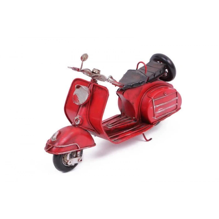 Dekoratif Metal Scooter Vintage Dekoratif Ev Ofis Hediyelik