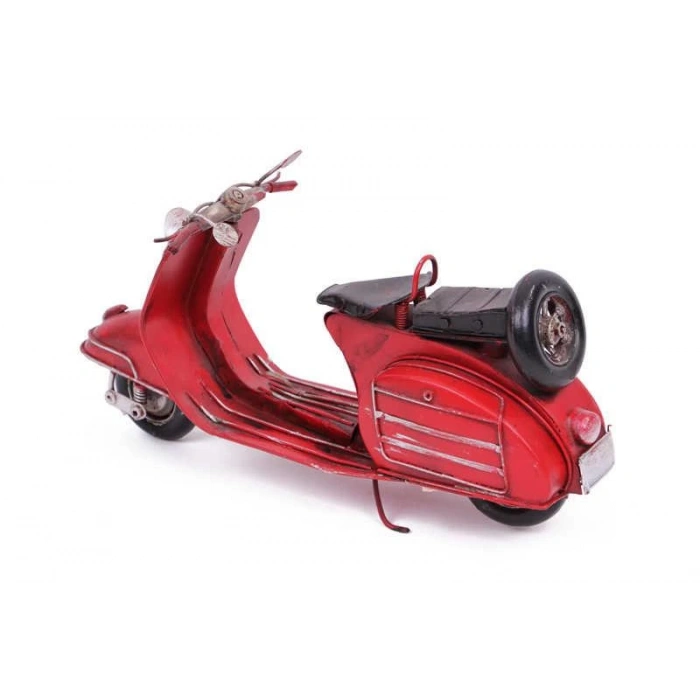 Dekoratif Metal Scooter Vintage Dekoratif Ev Ofis Hediyelik